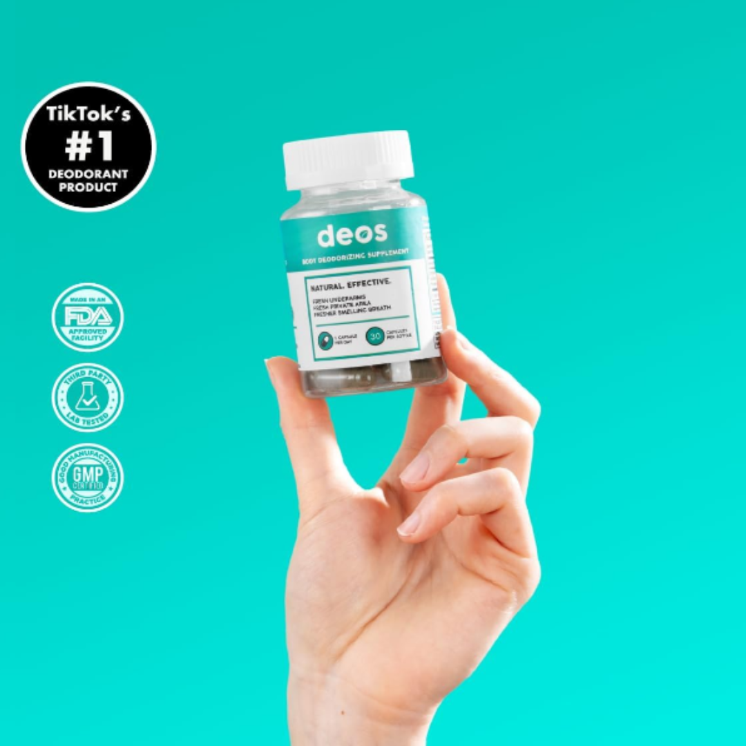 DEOS-desodorante inteno, convate la sudoracion excesiva y mal aliento