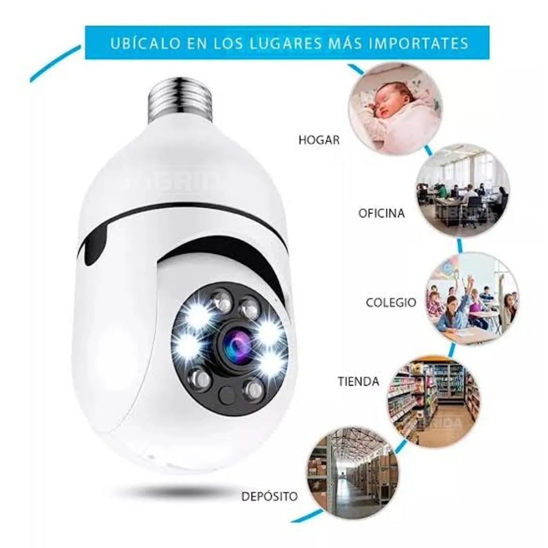 Camara de seguridad, seguimiento automatico, vision nocturna, zoom