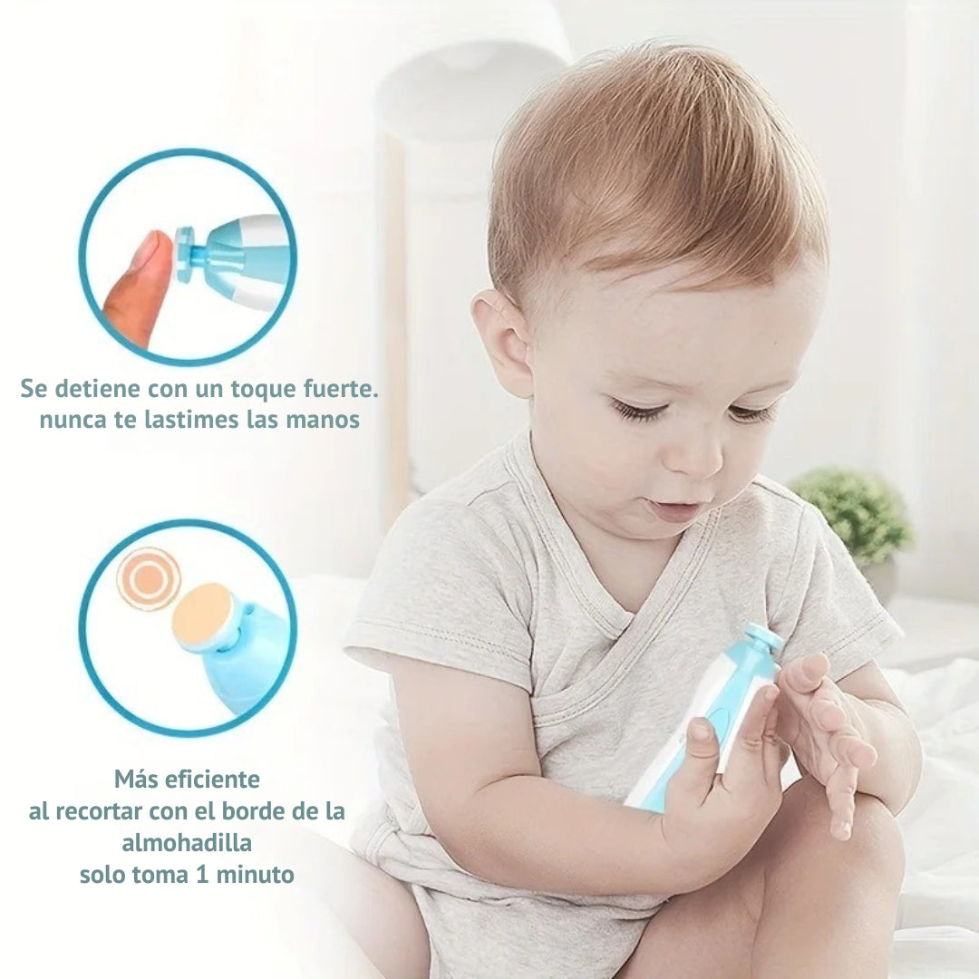 Cortaúñas Eléctrico para Bebé 8 en 1