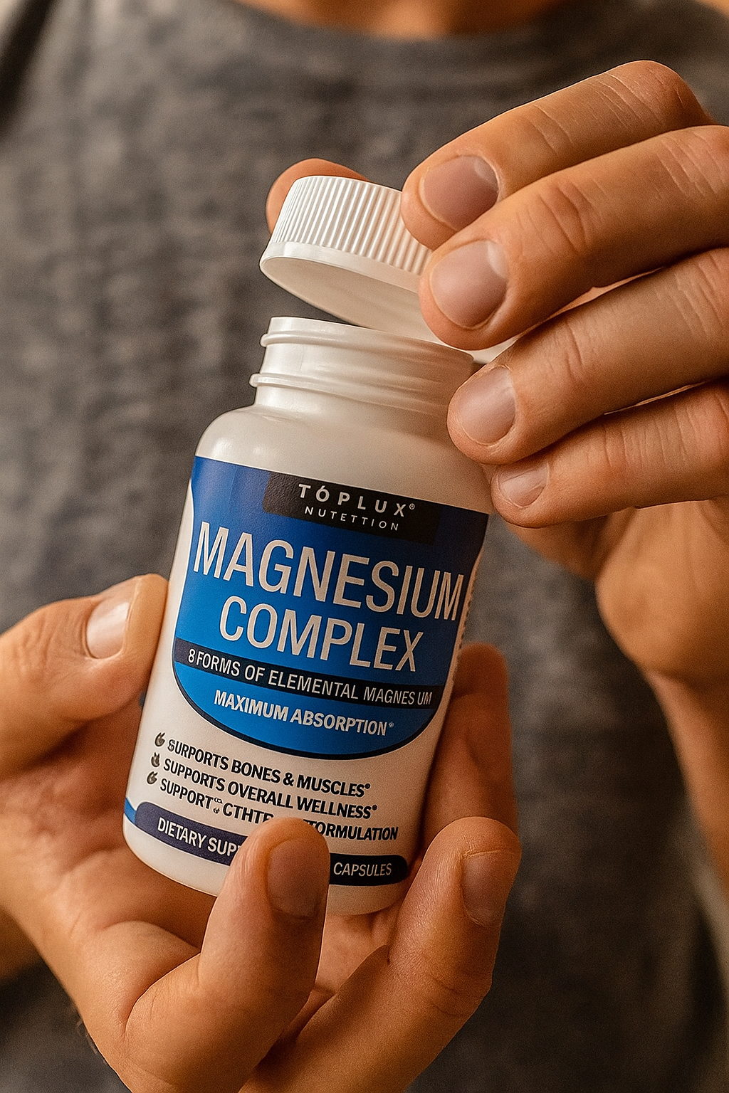 MAGNESIUM COMPLEX PREMIUM “Recupera tu energía, duerme profundo y despierta renovado 🌙💪”